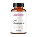 Bottle of 60 evening primrose oil dietary supplement capsules with asparagus and seaweed extracts.
