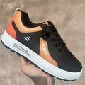 Men's casual shoes with round toe and artificial PU upper in solid colour options