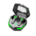 Black N35 wireless in-ear gaming Bluetooth headset with private mould earpieces