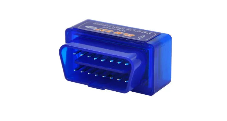 Bluetooth OBD2 auto fault detector with ELM327 interface for vehicle diagnostics