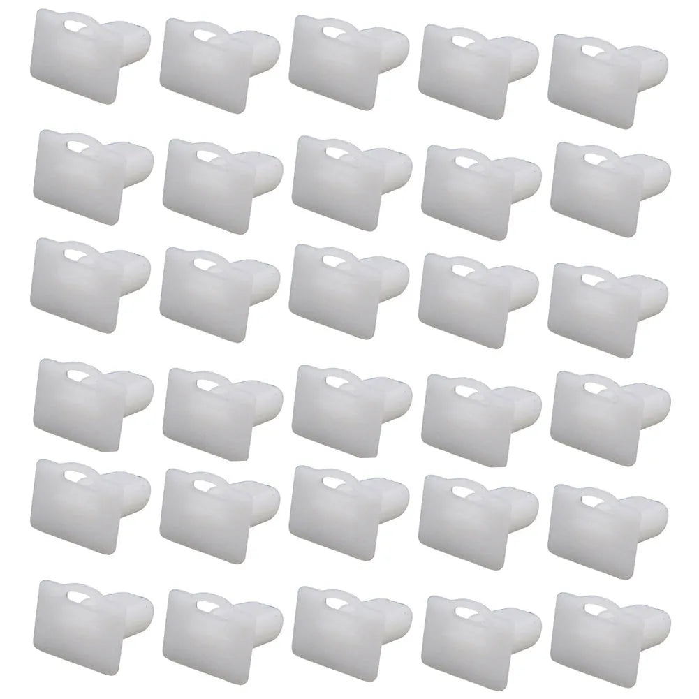 Black D318 style automotive plastic clips and buckles, pack of 60 pieces for vehicle trim repair.