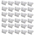 Black D318 style automotive plastic clips and buckles, pack of 60 pieces for vehicle trim repair.