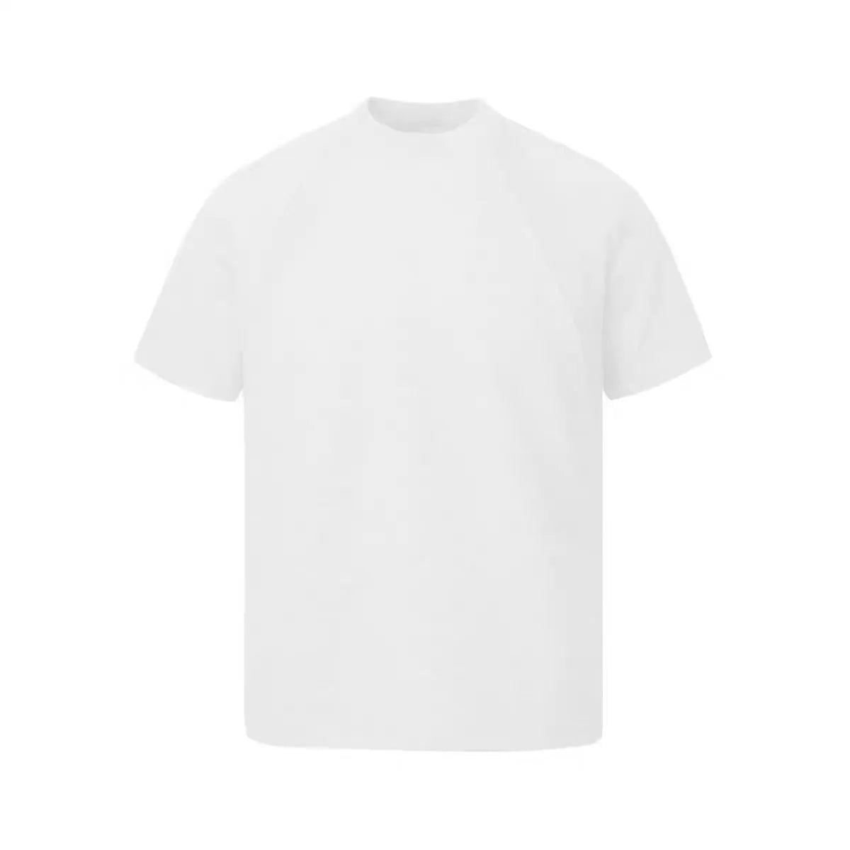 Men's air layer stitching short sleeve top in black loose fit casual wear