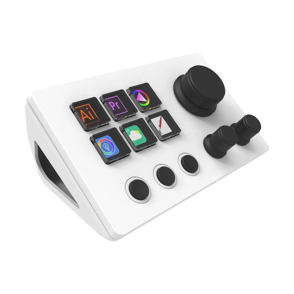 Visual Keyboard N3 USB numeric keypad in black or white with silica gel keycaps and 2m cable