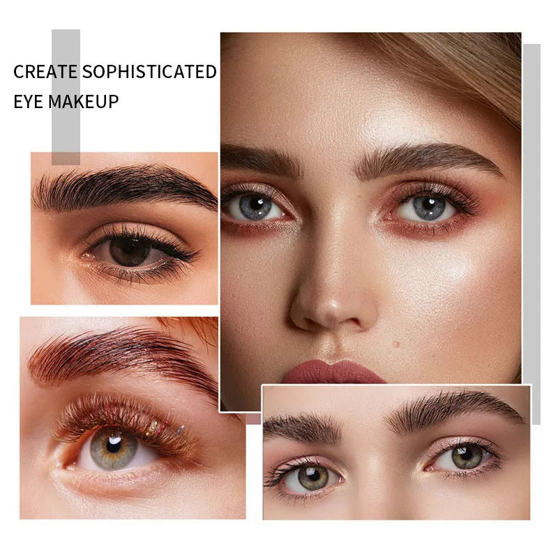 Eyebrow liquid with brush for natural wild brow styling in white and pink options