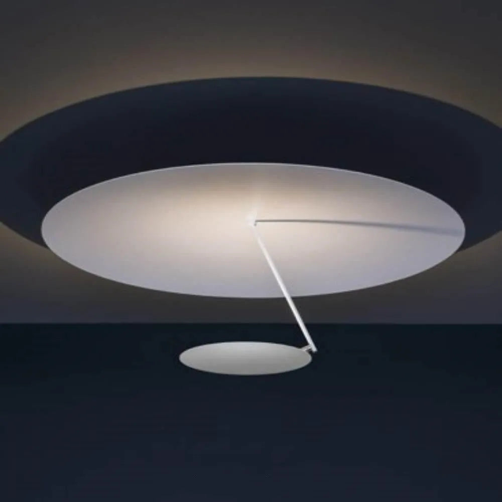 White or white gold 50cm diameter iron art chandelier ceiling lamp with LED warm light.