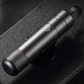Gun grey aluminium alloy car safety hammer with seatbelt cutter measuring 87mm long