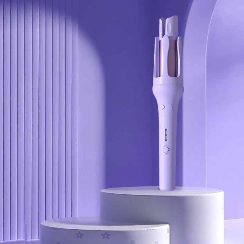 Automatic hair curler in a selected colour with 32mm barrel and power adapter.