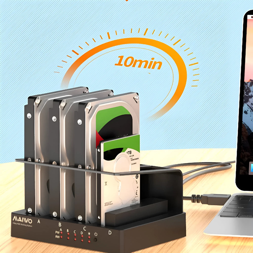 K305BU3S external hard disk expansion dock with four bays for 2.5 inch drives