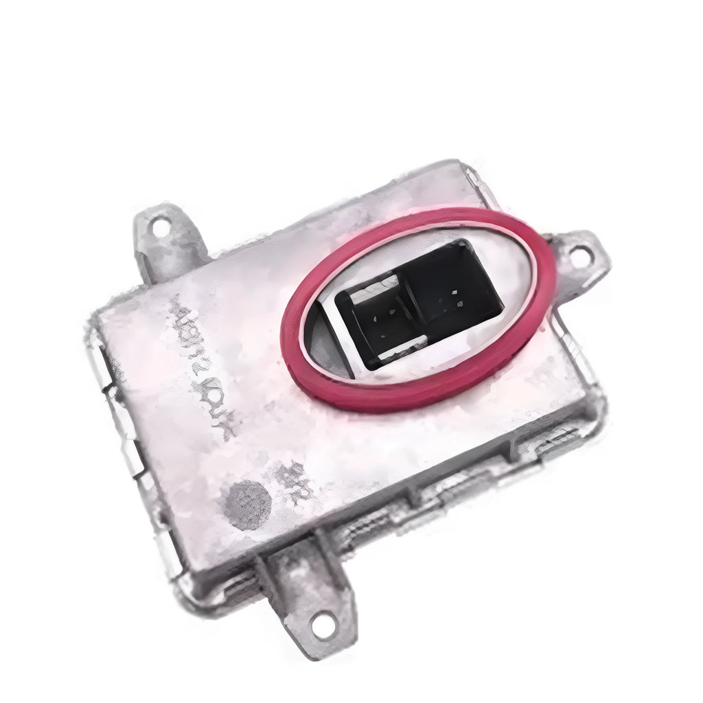 Metal car headlight ballast component with dimensions 14x11x4.5 cm