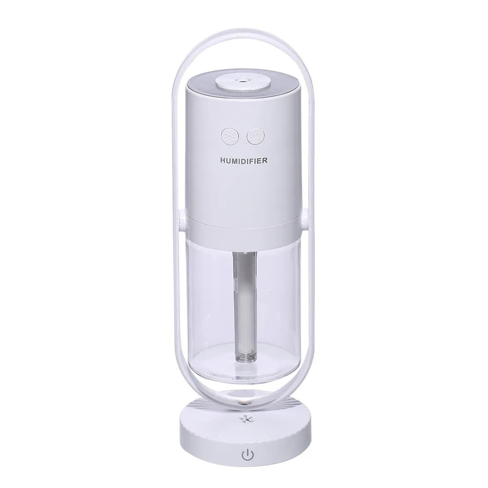 Anion humidifier 200mL white compact desk USB 70x66x213mm