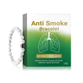 Women's smoke prevention bracelet made of synthetic turquoise, a single piece of functional wrist jewellery.