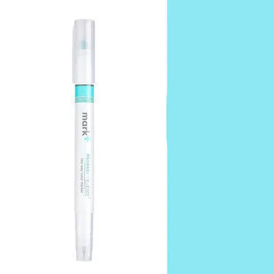 13cm plastic marker light highlighter pen in light pink with swing activation tip