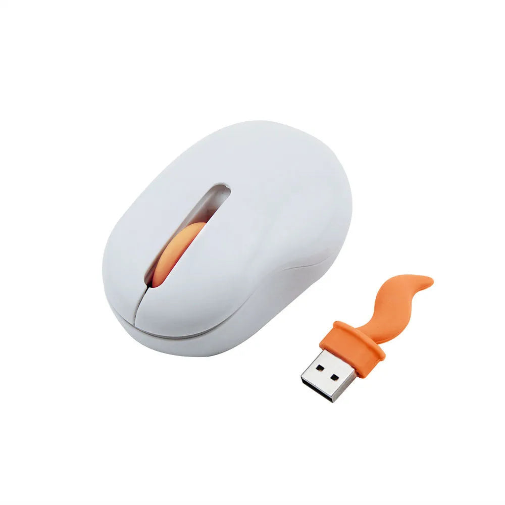 Pink wireless silent mouse with compact 96x60x40mm size and optical sensor