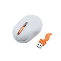Pink wireless silent mouse with compact 96x60x40mm size and optical sensor