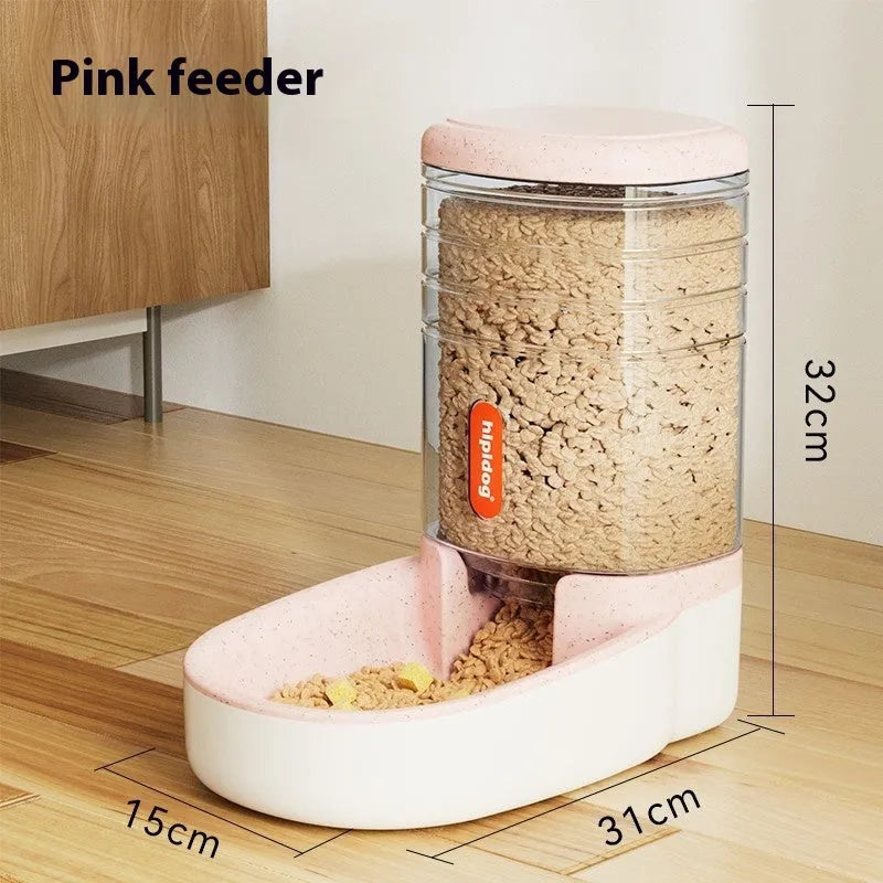 Blue automatic pet water fountain with 3.8-litre large capacity for cats and dogs.