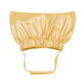 Adjustable ear-proof waterproof shower cap for dogs and cats in silver, pink, or gold.