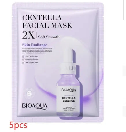 Collagen and hyaluronic acid gel facial sheet mask 30g single use