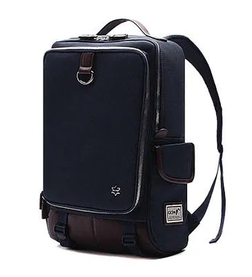 Large Oxford cloth backpack in army green with Korean design style.
