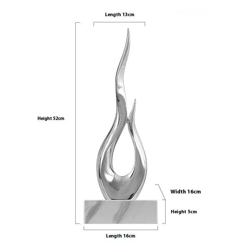Large gold resin festival high-rise table centrepiece ornament for modern event decor