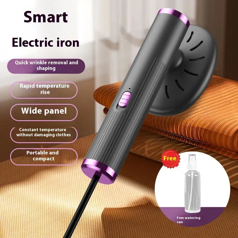 USB handheld garment steamer in Cream Yellow with two gear temperature adjustment and compact design