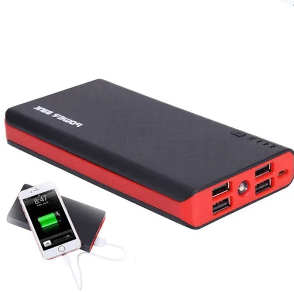 20000mAh portable power bank in multiple colours with 2.1A fast charging output