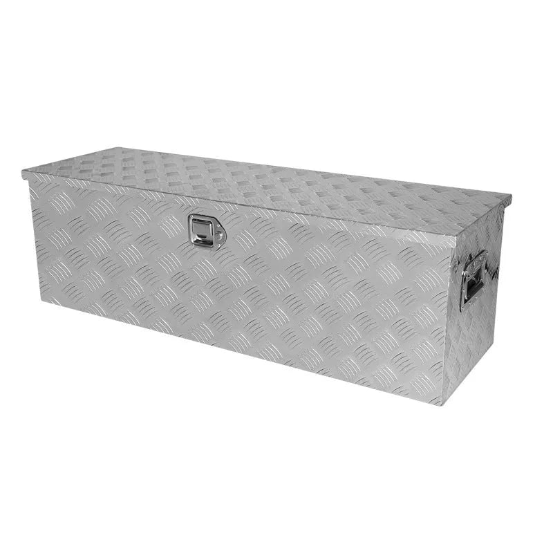26-inch black aluminium alloy T casting toolbox for professional tool storage
