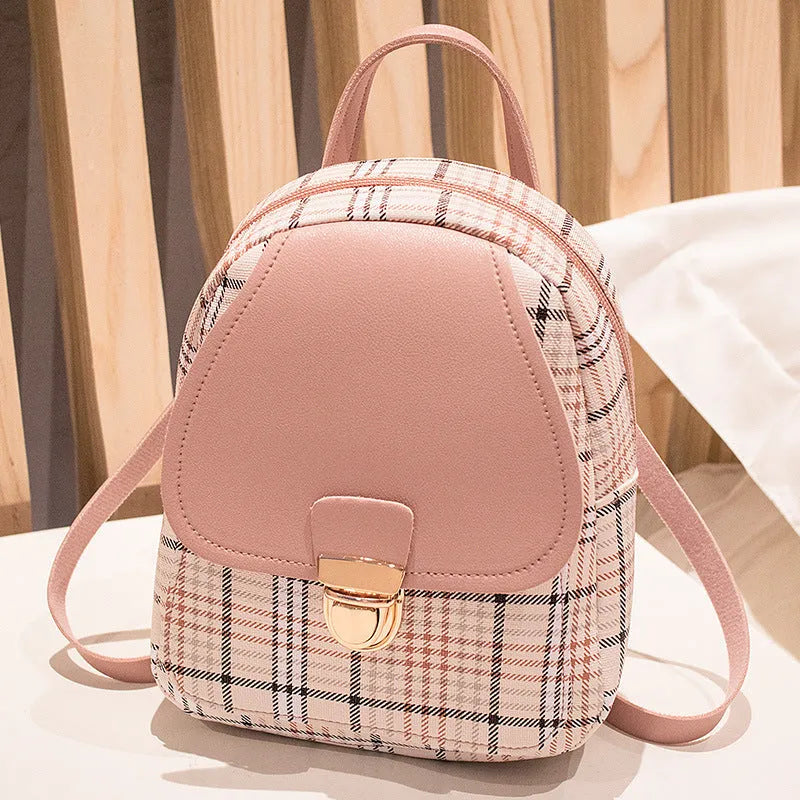 A one-shoulder diagonal phone bag made from PU fabric, shown in one of five colour options.