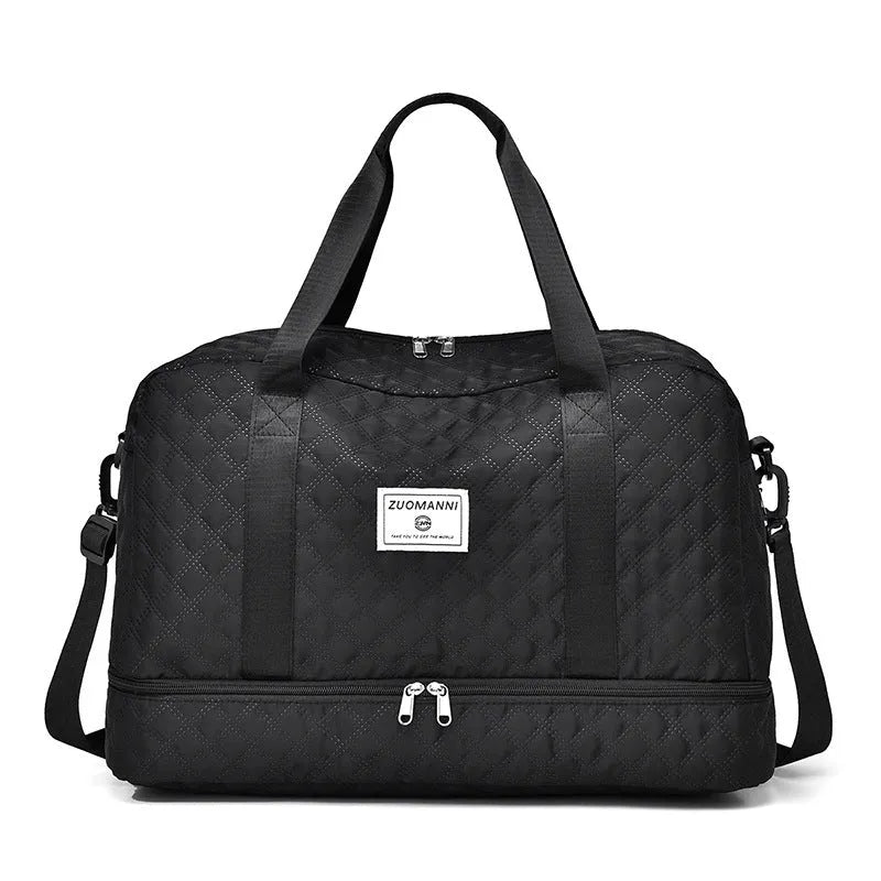 Large capacity Oxford cloth travel bag in multiple colour options with 36-55L storage space