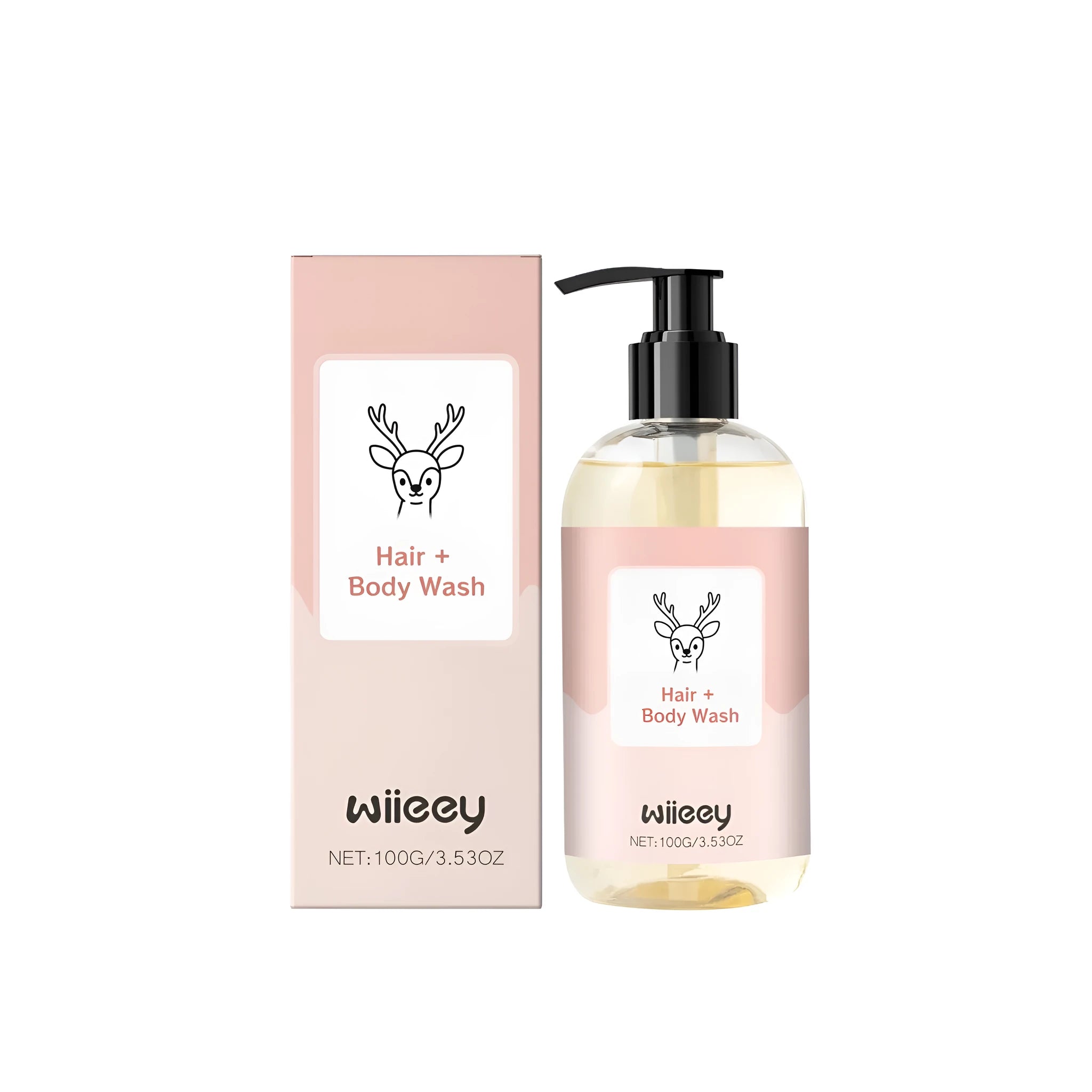 100g baby bath lotion bottle for gentle two-in-one washing and bathing with oat extract