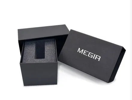 Multifunctional sports watch with black silicone strap, 46mm dial, and mineral glass face