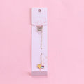 Creative cartoon metal pendant bookmark with alloy construction and colourful cartoon design