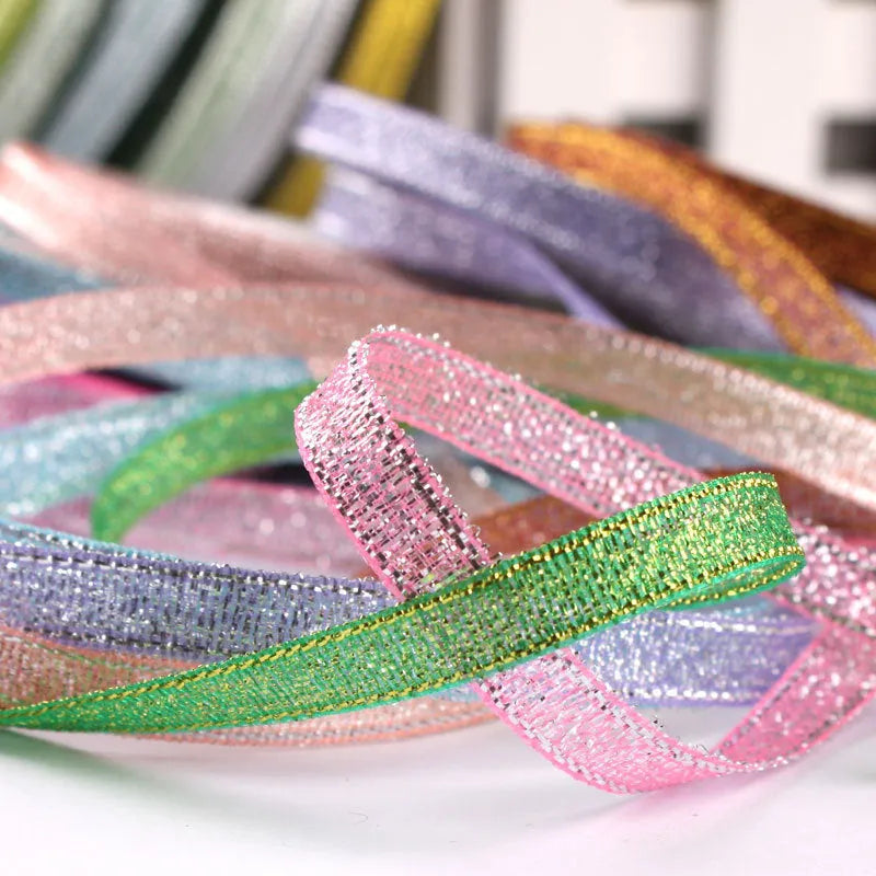 Roll of 0.6cm wide polyester gift ribbon in a choice of colours, with 22 metres per roll.