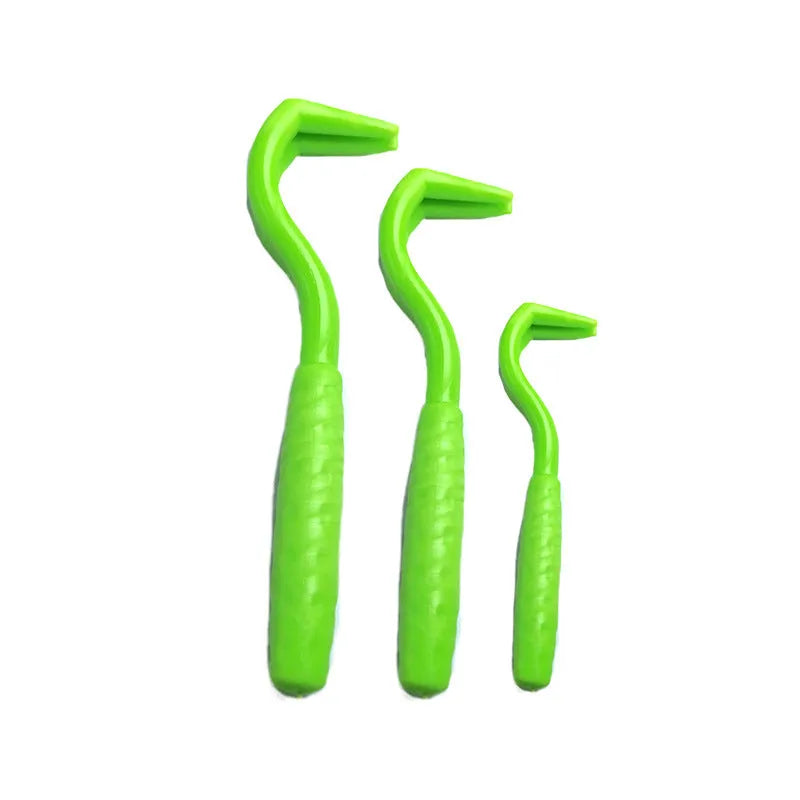 Pet tick remover tool with stainless steel hook heads in seven colour options