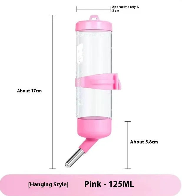Small pet ball kettle water feeder in assorted colours with leak-proof design