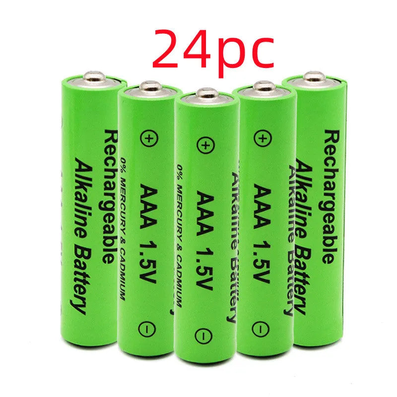 Pack of five industrial grade 3000mAh rechargeable AA batteries 1.5V