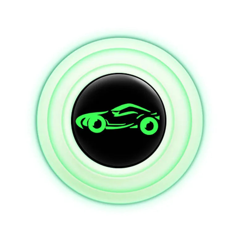 Silicone car door shock pads in black and luminous colours with car logo option