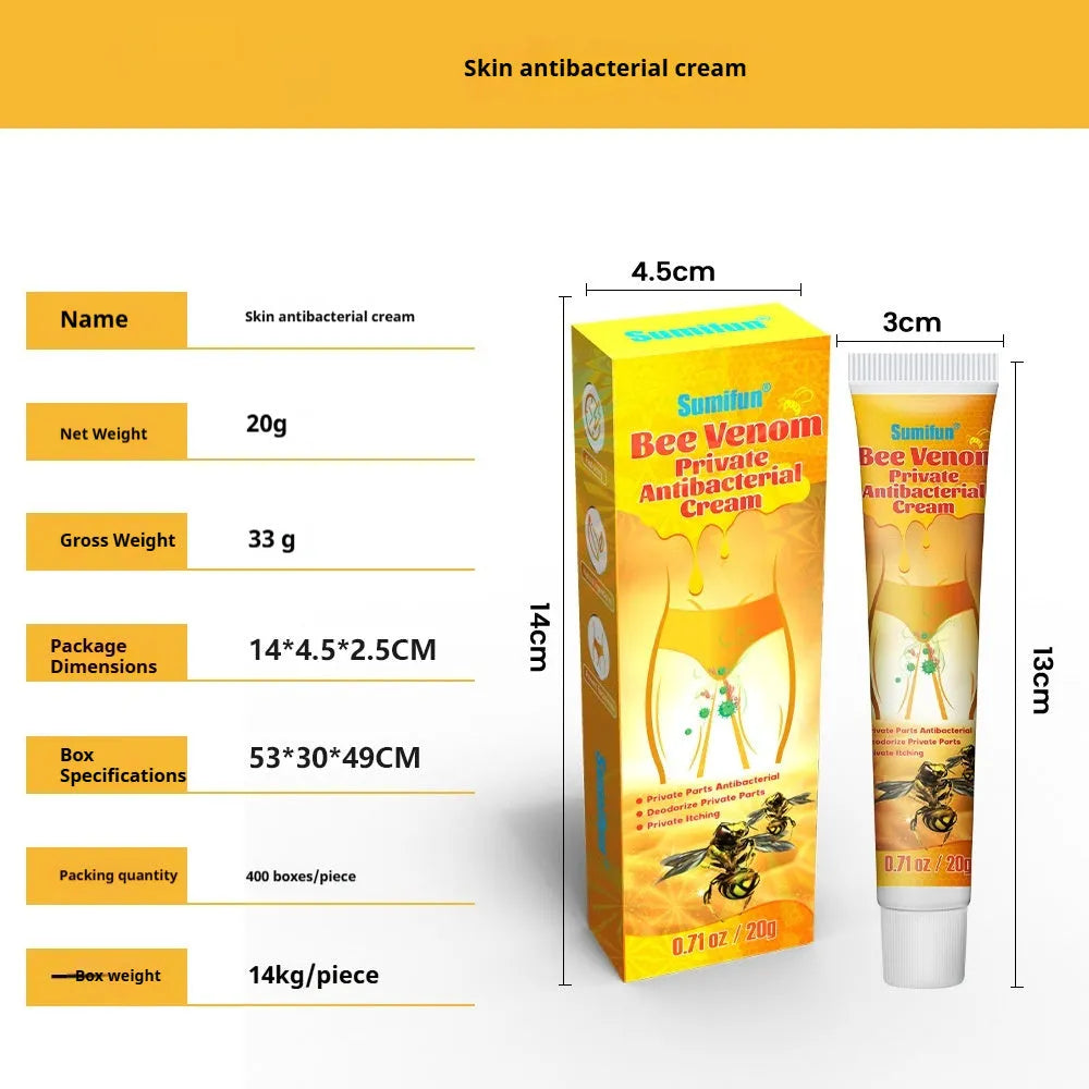 Pruritus vulvae cream 20g tube for male genital itch relief, soothing ointment