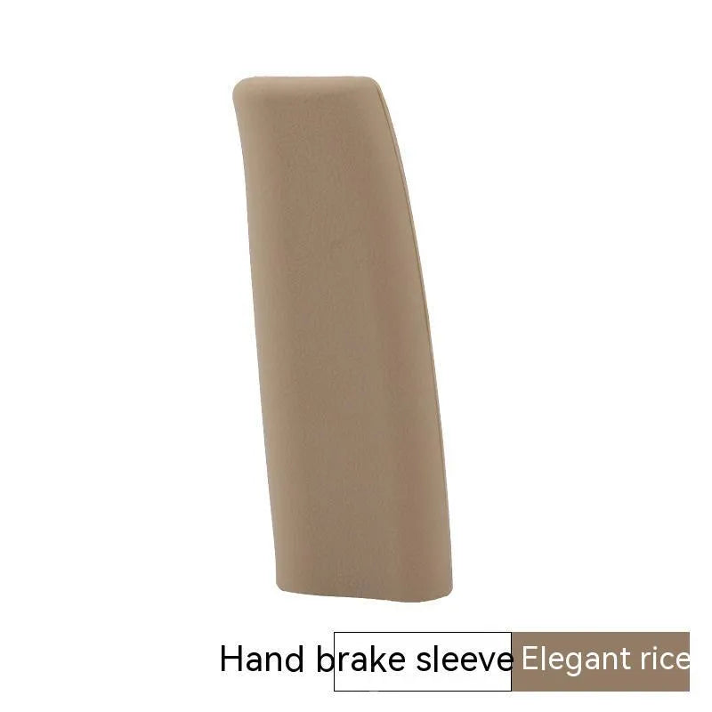 Universal silicone handbrake sleeve in five colours for car interior personalisation