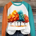 Green women's hoodie with 3D cartoon character printing, pullover style with long sleeves