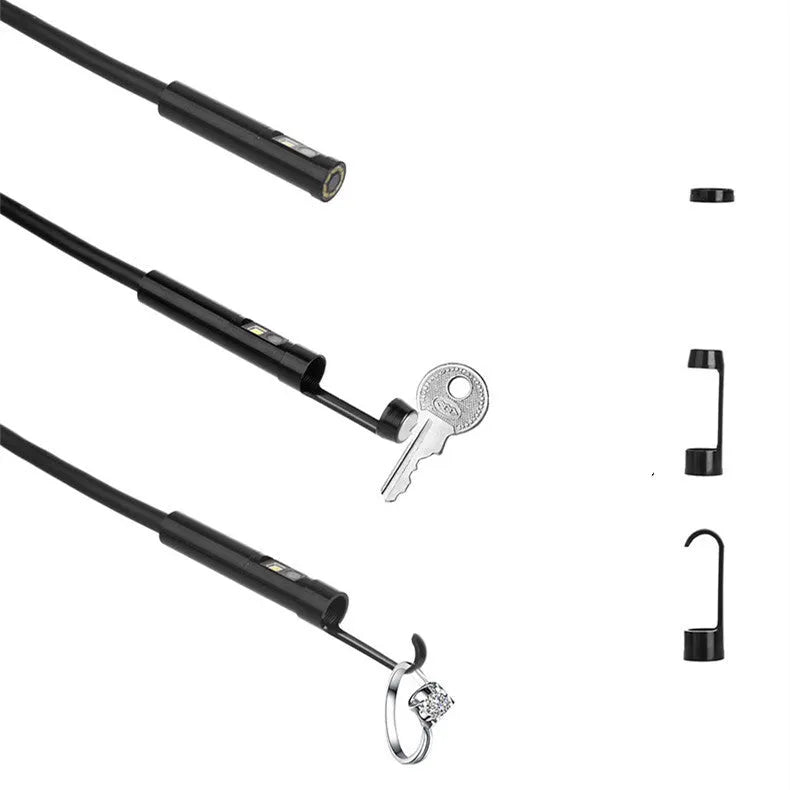 F300 wireless dual lens endoscope with IP68 waterproof probe and magnet attachment