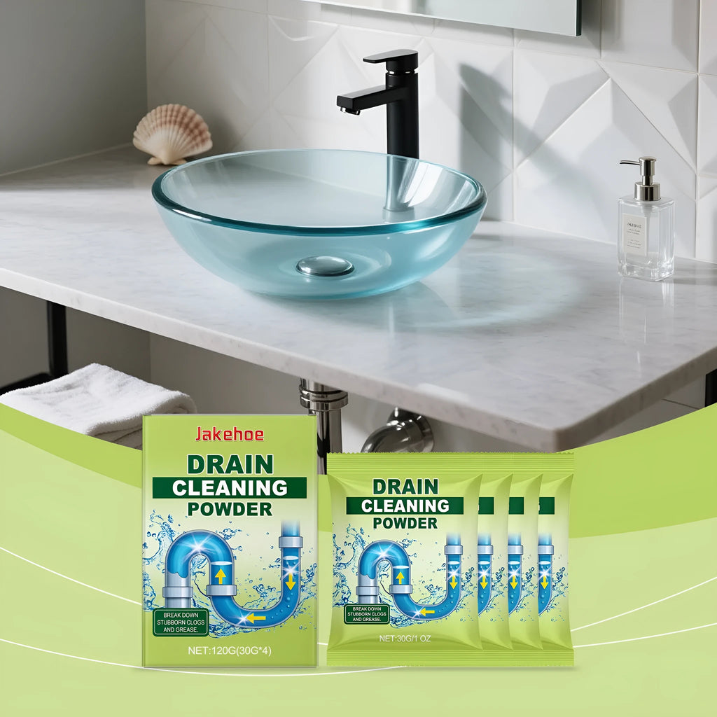 120g packet of drain cleaning powder for sinks and toilets