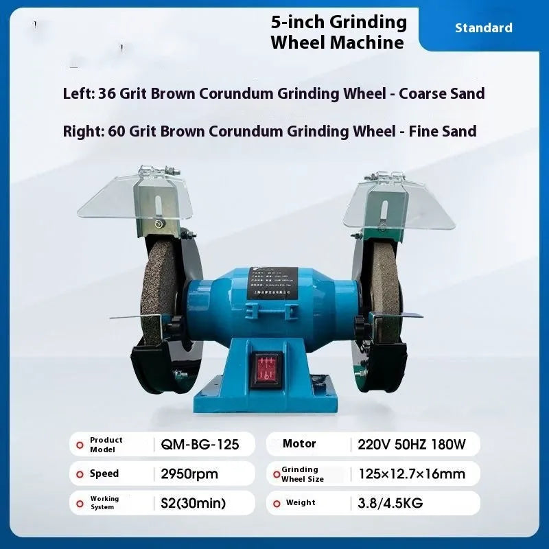 5-inch desktop grinding machine with metal construction for sharpening knives