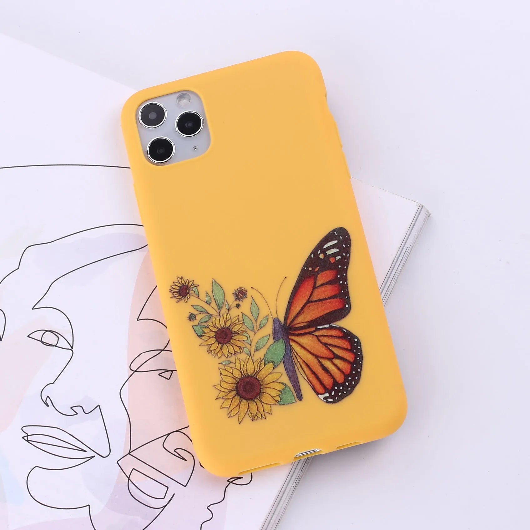 TPU mobile phone back cover case for Apple iPhone in one of 14 colour options.
