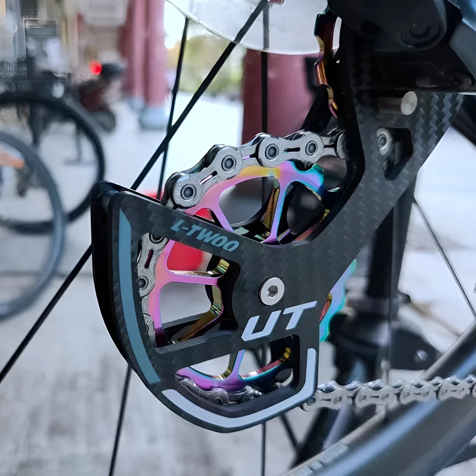 LTWOO 105 rear derailleur jockey wheels with 13T upper pulley and 18T lower pulley for Shimano R7000