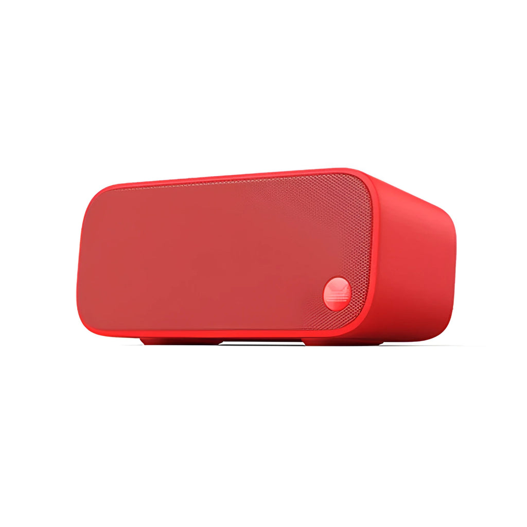 Wi-Fi smart speaker with AI assistant in blue plastic bookshelf design