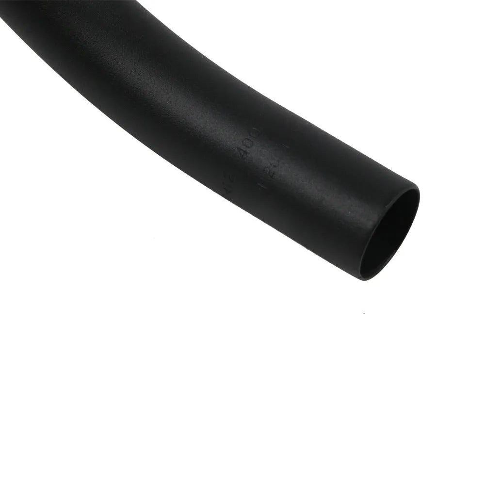 Black UNO aluminium alloy road bike racing drop handlebar showing shallow bend profile.