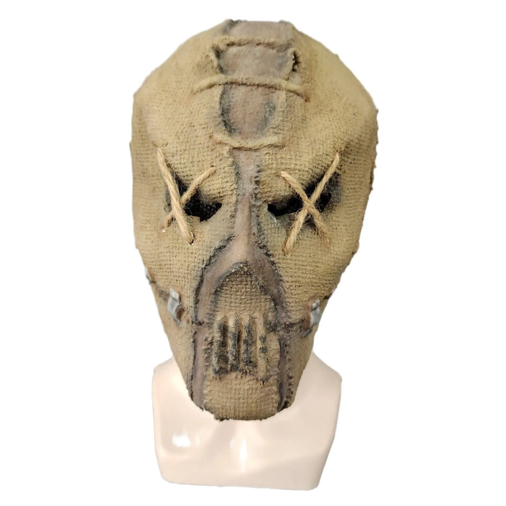 Latex scar skull Halloween mask head cover measuring 31cm tall