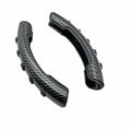 Carbon fibre black steering wheel anti-slip sleeve for 38cm diameter fit on most car models
