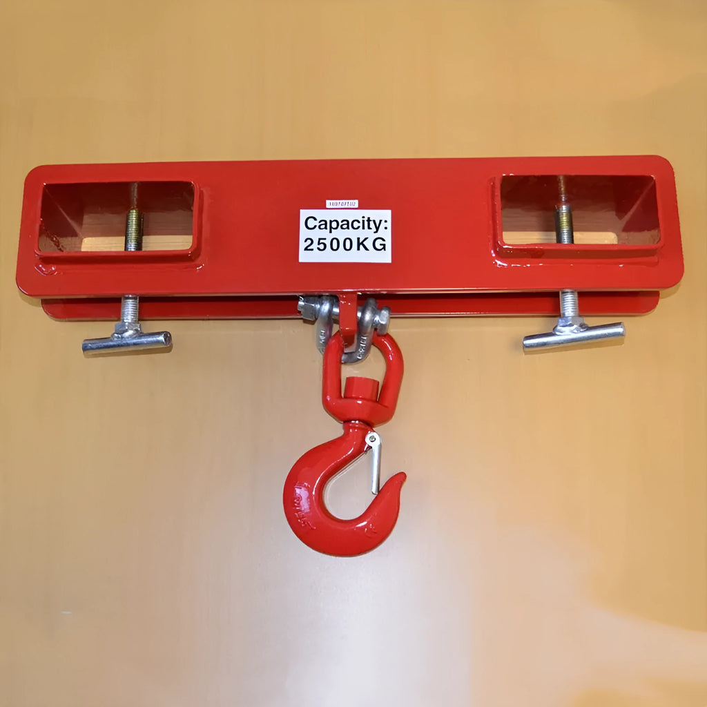 MK forklift crane hook with rotatable drum and safety lock, made from iron for 500kg capacity